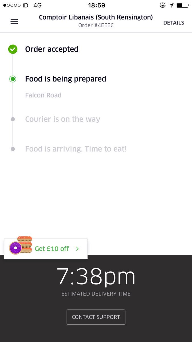 stef_cunningham's tweet photo. Getting too tempted and ordering dinner from the train home again #UberEATS  #dinnersorted #lazy #london 🐽🍴🚅 https://t.co/SsEKjrRq0l