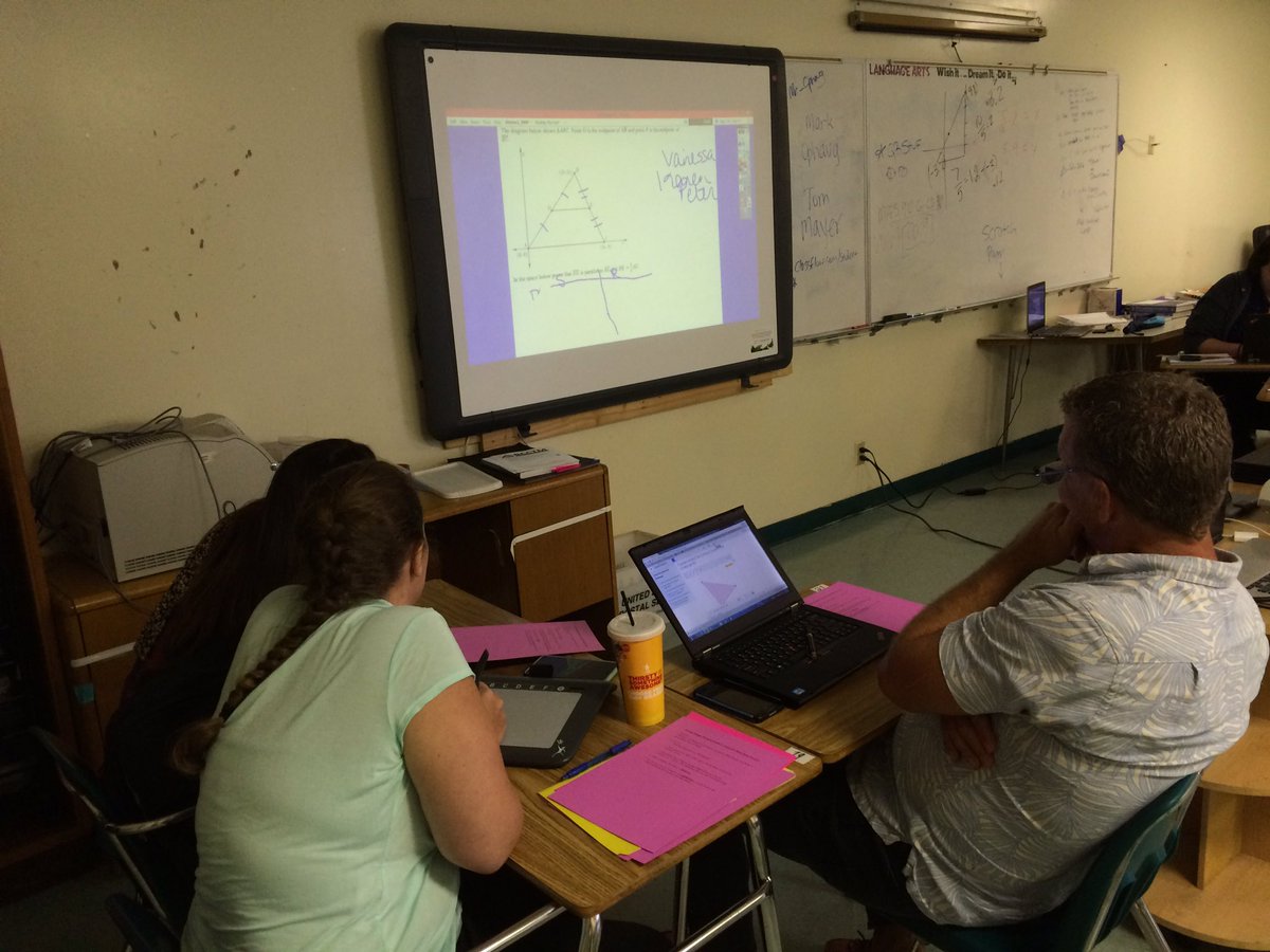 Mr_Ophaug's tweet image. @BrowardMath @browardschools #Geometry Stations in full swing! #TriangleTheorems #Geogebra #Constructions