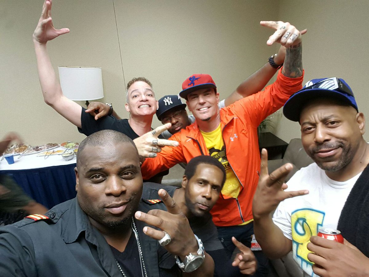 DJMWalk's tweet photo. Back Stage at another #SoldOut @ILoveThe90sTour #show @RapperToneLoc @vanillaice #Kid from #Kidnplay #Tucson https://t.co/XlcCiUCj1p