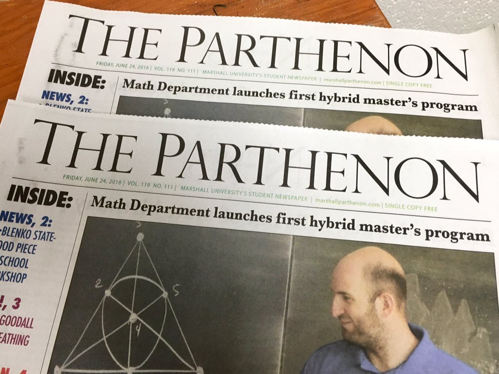 MUParthenon's tweet photo. Haven't picked up this week's Parthenon yet? No sweat! Find them in any newsstand across campus and stay up to date! https://t.co/RRW182dV29