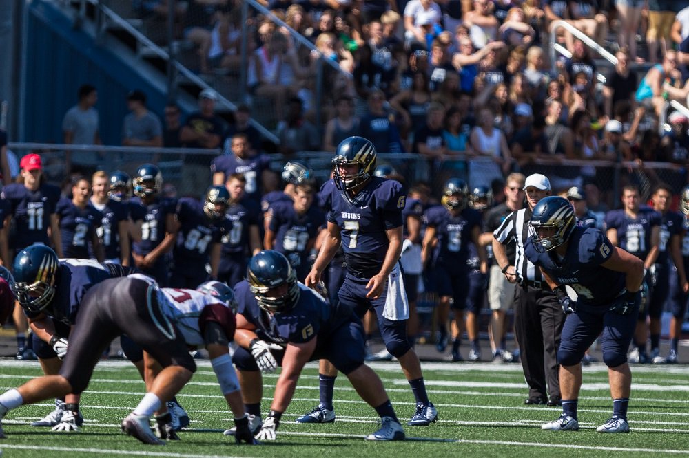 GFUAthletics's tweet photo. Top 6 Moment: Bruins mount a huge come-from-behind victory over Redlands to open the football season with a win! https://t.co/Ioq98Qfyjs