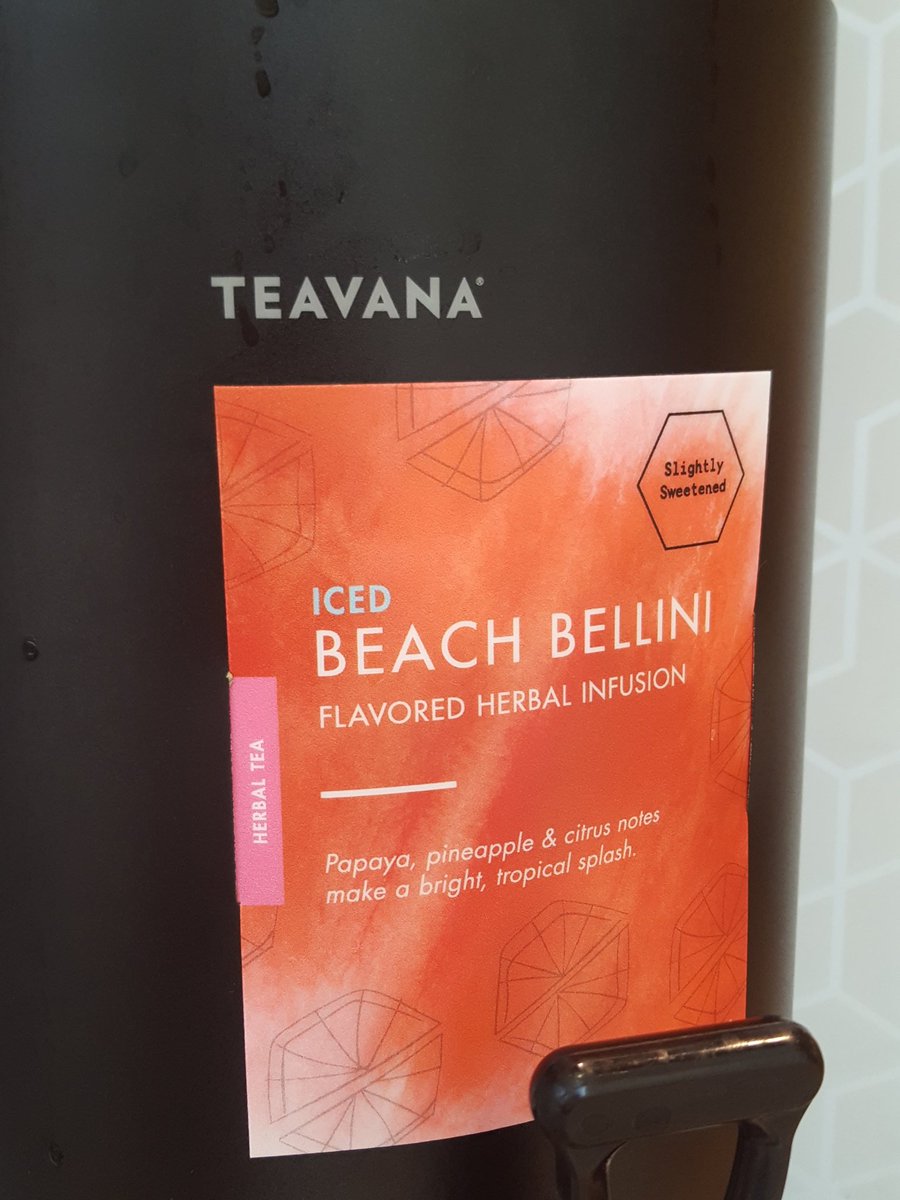 TeavanaMadison's tweet photo. Brand new tea @TeavanaMadison !  Come check it out!!! #summer #beachbellini https://t.co/B3LQSIlaWt