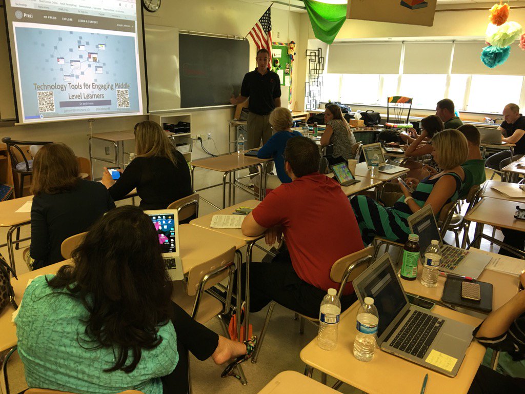 pamleorg's tweet photo. Dr. Joe Johnson sharing great technology tools today! #PAMLE2016 @DrJohnson88 https://t.co/JL8u0sSjPj