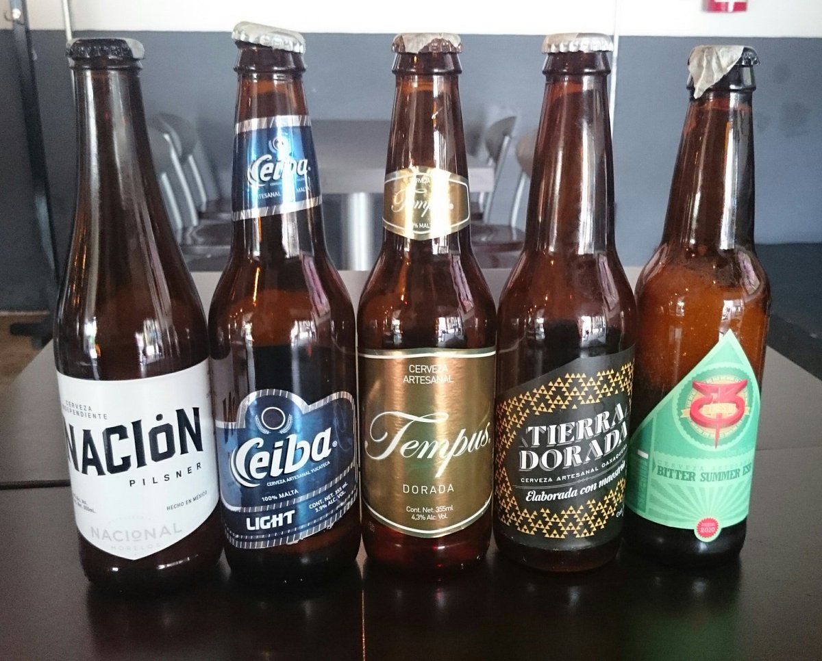 Acabamos de probar la 5ta. cerveza para nuestra #GuíaCervecera Gourmet, algunas se han identificado antes de verlas🍺