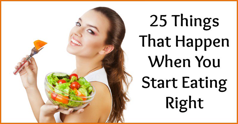 #Eating Right can have a Major #Impact on your #Life. Check out these 25 #Benefitshttp://buff.ly/1tDg6D4