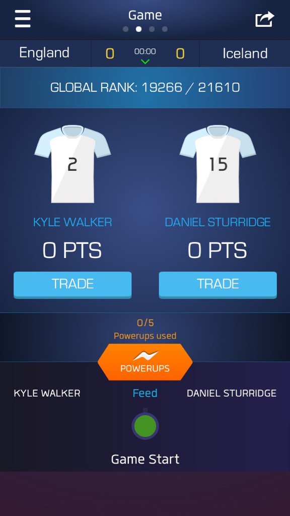 iDylanFUT's tweet photo. I just drafted Kyle Walker &amp; Daniel Sturridge on @UltimateFanLive for #ENG v #ISL https://t.co/SSsBhfsbn3 https://t.co/3rzSfBC7qe