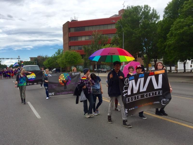 thematleth's tweet photo. Shout out to @PrideYql for having us in the #parade this weekend! What an amazing day! https://t.co/NwnchzHaf3