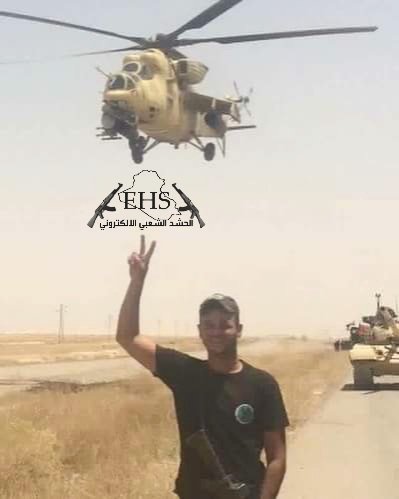 ارتال الذهبية تستمر بالتقدم نحو #الشرقاط بتغطية جوية من طائرات طيران الجيش ،
عميليات التحرير على الابواب .
#EHS