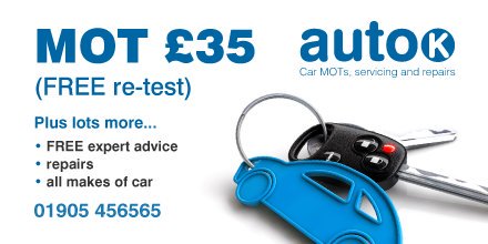 autok_worcester's tweet photo. Our MOTs are £35, with a free re-test should you need one #WorcestershireHour #autok https://t.co/YmOrjvufND