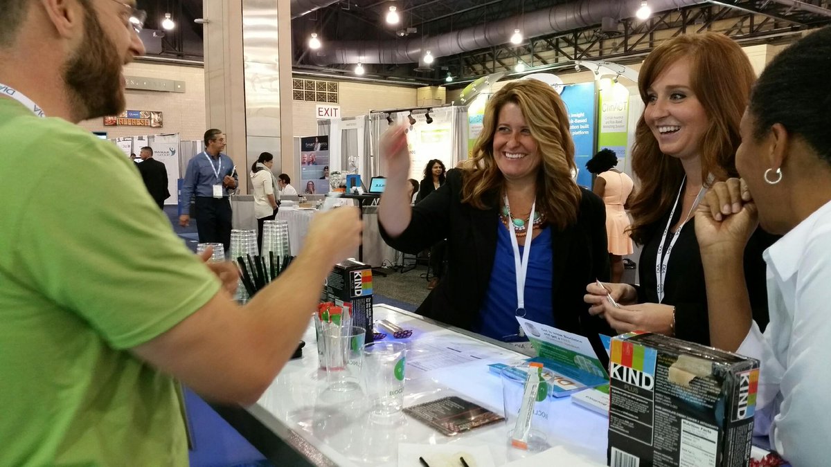 The #DIA2016 Clarity bar serving energy drinks till 6pm.