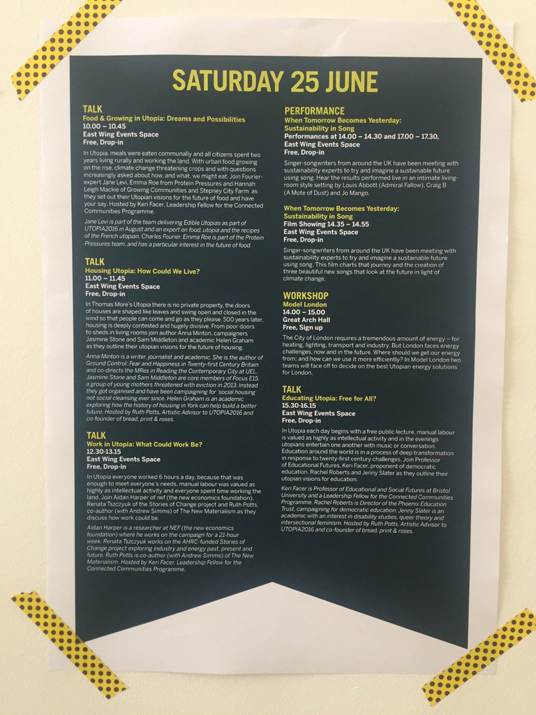 energeticstory's tweet photo. #UtopiaStories #Utopia2016 Timetable 25 June #EnergyGeneration 'Model London' workshop & #UtopiaWorks talk https://t.co/6xChU3rbb6