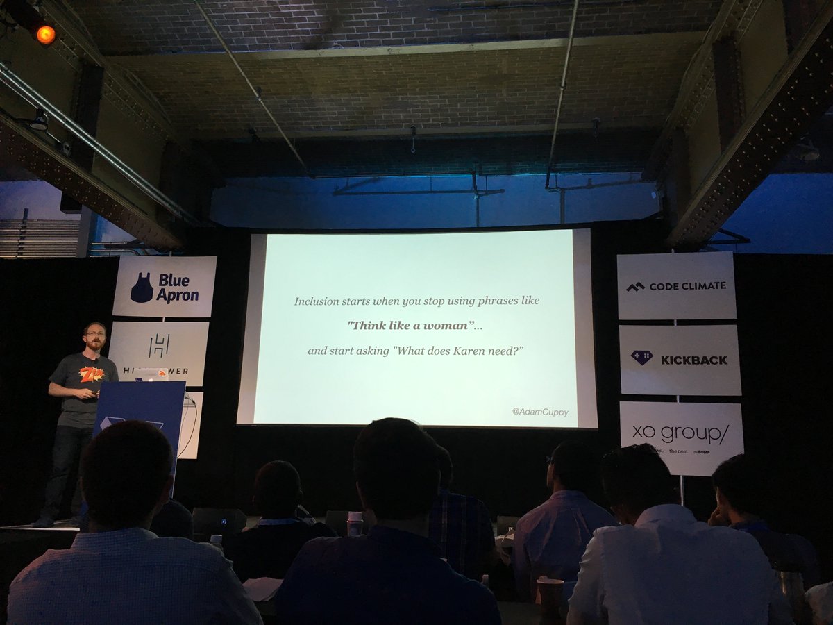 redgreenrepeat's tweet photo. “Look for cultural add, not for cultural fit” @AdamCuppy #GORUCO2016 https://t.co/gAapBlKsdx
