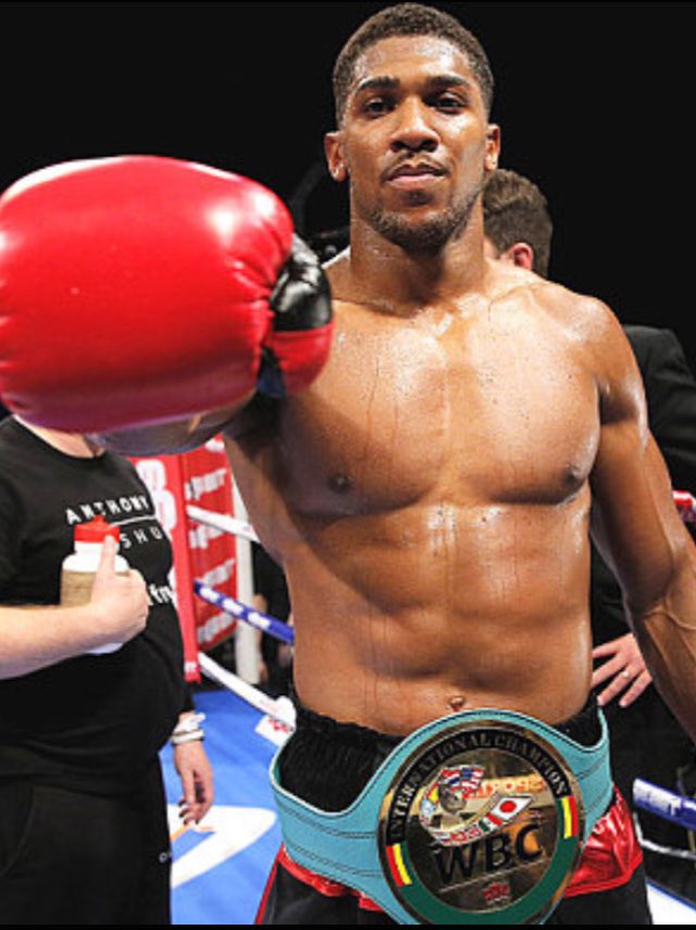 Let's gets ready to rumble #AJBoxing feed em to the lion #solo45