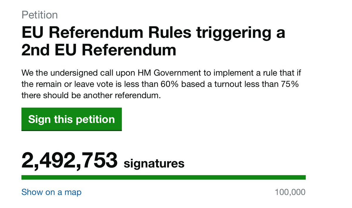 So pleased with this petition, Let the people of the UK make a decision that isn’t based on false information.