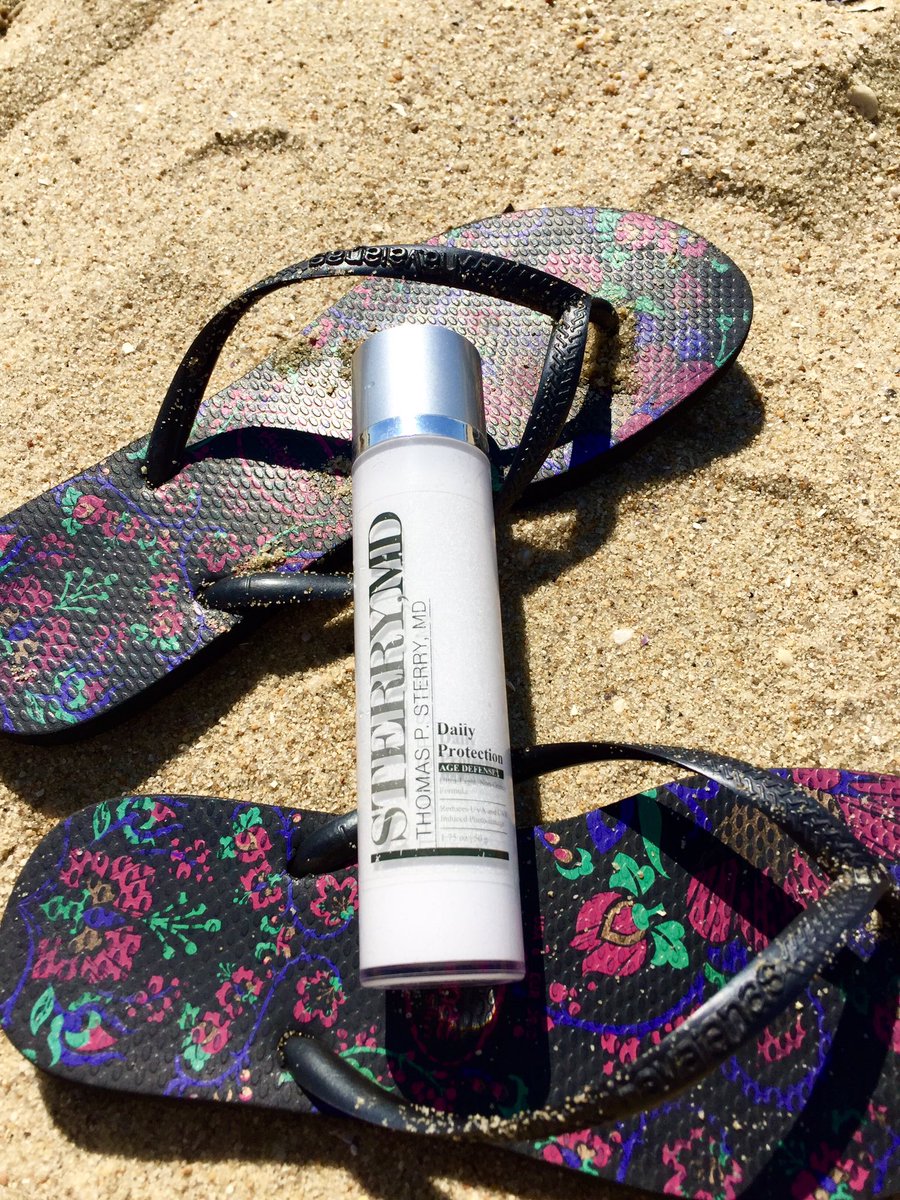 I don't ever leave the house without my Daily Protective Cream with SPF by my fav Doctor <a href="/DrSterry/">Thomas P. Sterry, MD</a> #summer