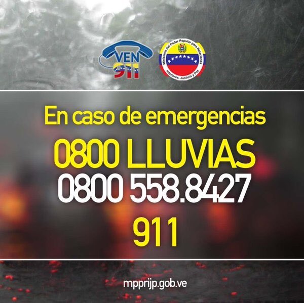 NestorLReverol's tweet photo. #ATENCION | En caso de emergencia ponemos a tu disposición 0800LLUVIAS 08005588427 https://t.co/IVqLZ6UG1m