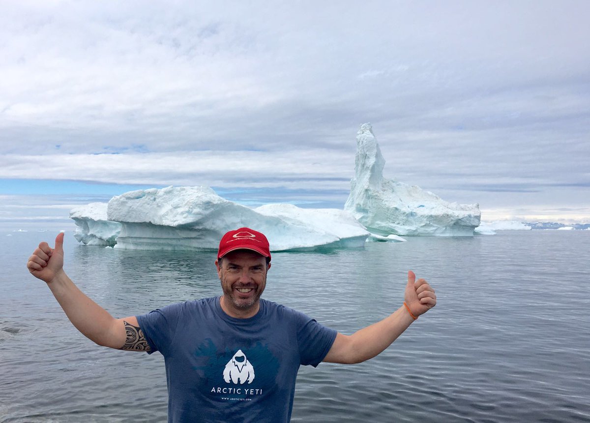 ArcticYeti's tweet photo. Nuevas fotos de @delarosaelcali y su expedición #triwinterchallenge en directo desde #Ilulissat, #Groenlandia https://t.co/w411A2khe9