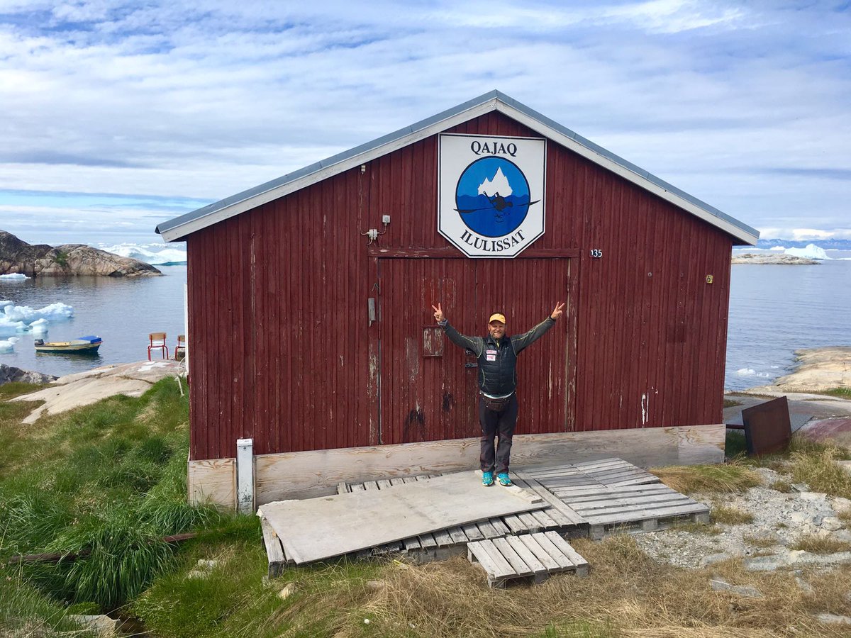 ArcticYeti's tweet photo. Nuevas fotos de @delarosaelcali y su expedición #triwinterchallenge en directo desde #Ilulissat, #Groenlandia https://t.co/w411A2khe9