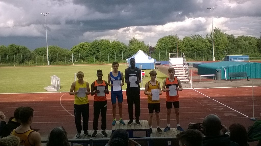 Dominic Ogbechie South of England combined events champion  now no 1 in country for 3 events