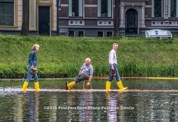 #abz16 lopen over water vanavond nog een rondje bruggen