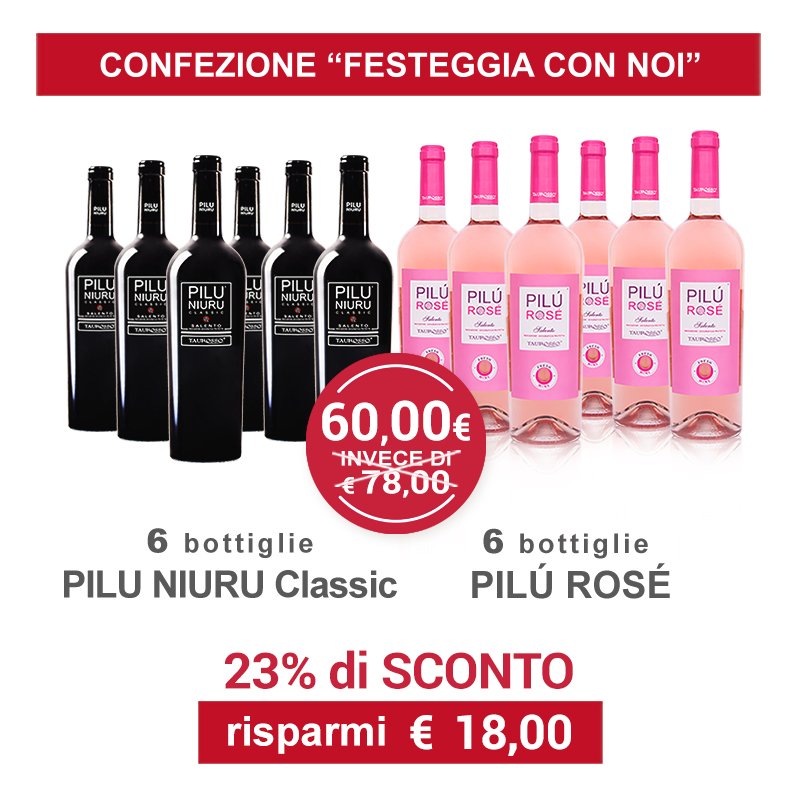taurosso's tweet photo. Confezione "Festeggia con noi" pensata per i nostri cari "winelovers". Scopri di più su https://t.co/POq9kInx2O https://t.co/hT6EhheynP