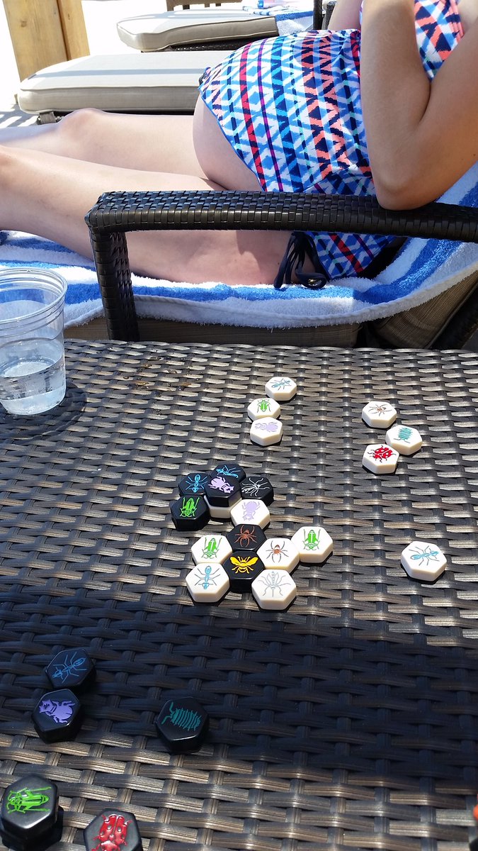 umokden1's tweet photo. Hive by the pool! Black wins this one. #gamesfortwo #and1/2 #babymoon https://t.co/loBJbY0LZ9