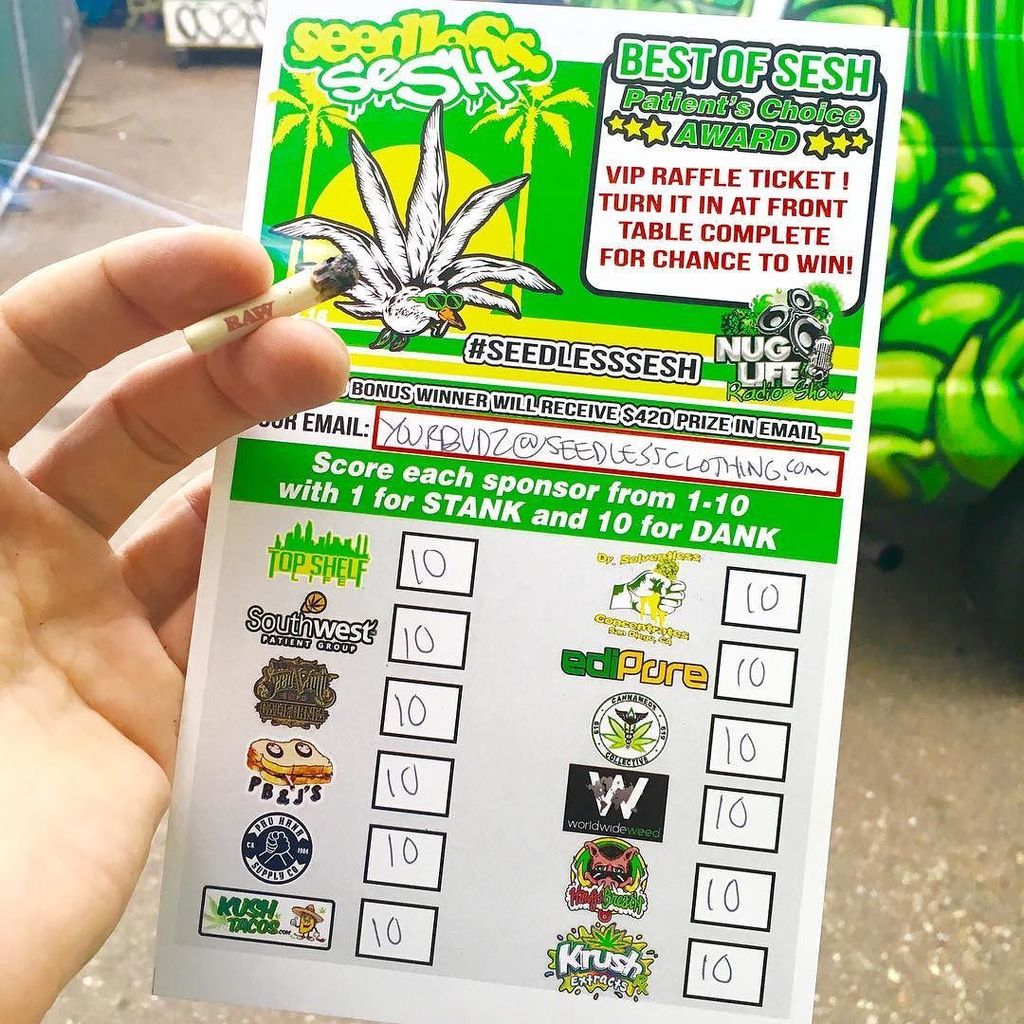 seedleSsmadneSs's tweet photo. @seedlesSsesh presented by @nugliferadio is today 2pm-9pm VIP raffle card for $420 #seedle… https://t.co/kyByLiPTZc https://t.co/YmvN0O3CWo