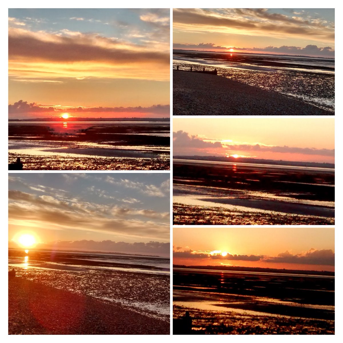 PeteandJulieW's tweet image. Last night's sunset, BBQ on Seasalter beach  #Whitstable Priceless!