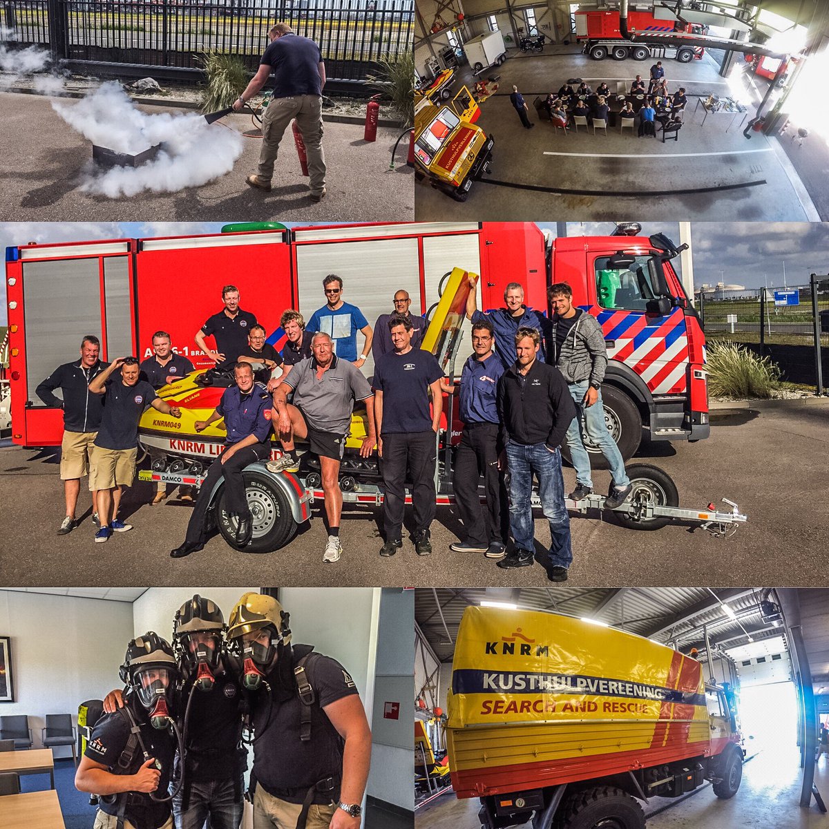 KNRM_HvH's tweet photo. Bedankt voor de geweldige dag @gez_brandweer ! En met een geweldige #BBQ als afsluiter! #knrm @knrm #vrijwilligers https://t.co/30AfQKWmWk