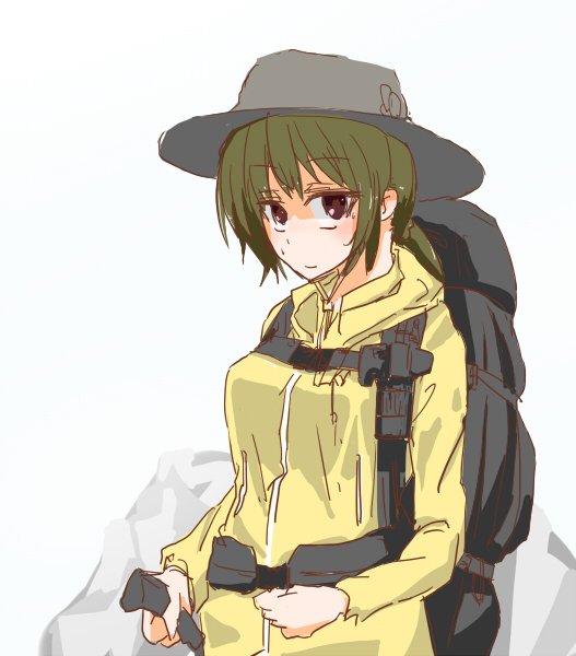 「山～ 」|となりの岸田のイラスト