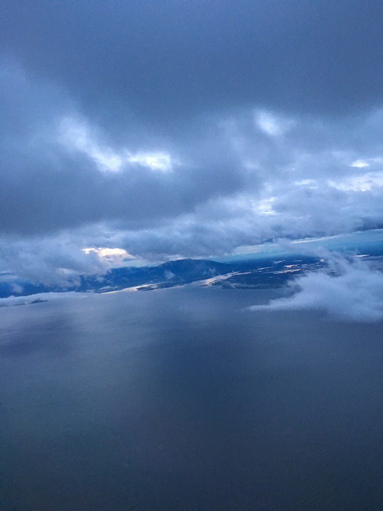 Arrived in Anchorage, #Alaska at midnight. Vacation finally!