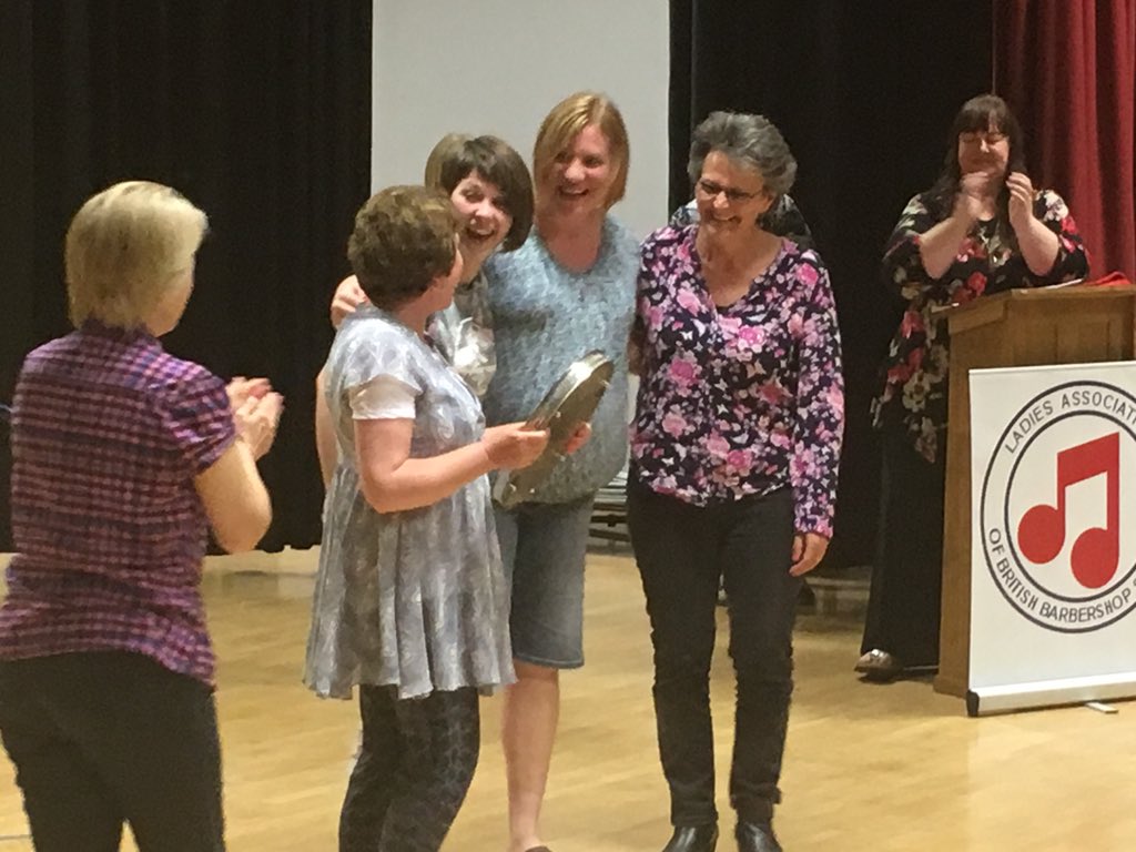 The Tapestry Award for the most improved quartet since prelims 2015 goes to...

In Accord!
#LABBS16