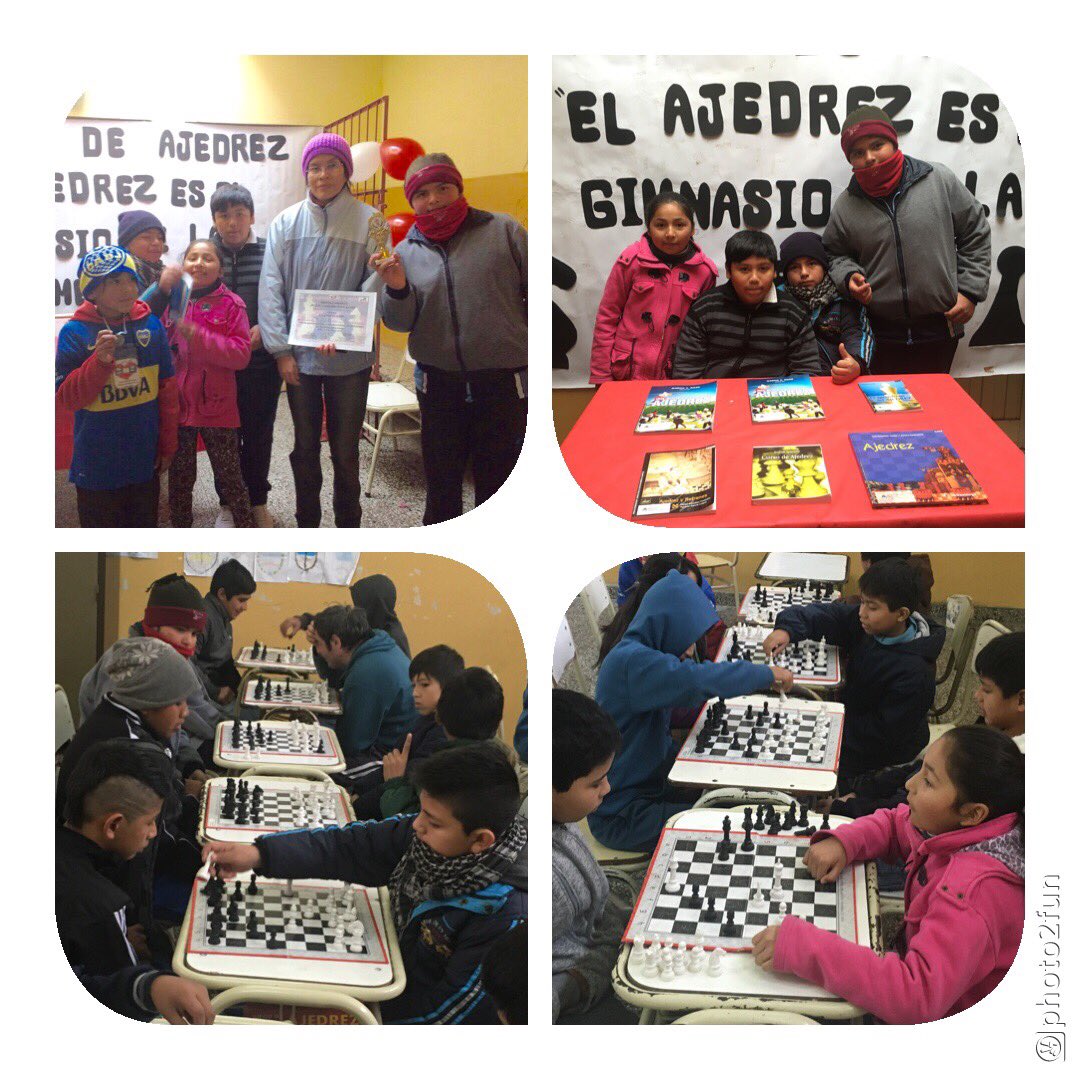 Matias, Joaquín, Lautaro y Melani del <a href="/cainumero4/">CAI 4</a> en el torneo de ajedrez.