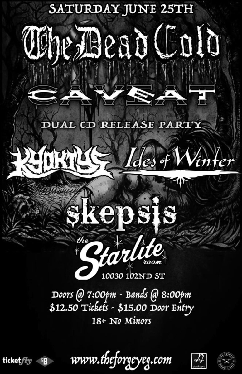 KYOKTYS's tweet photo. TONIGHT! We're back in Edmonton! Crazy lineup! Cheap tix! Doors 7pm bands 8pm @yeglive @everythingyeg #yeg #Retweet https://t.co/lwqncSNTNZ