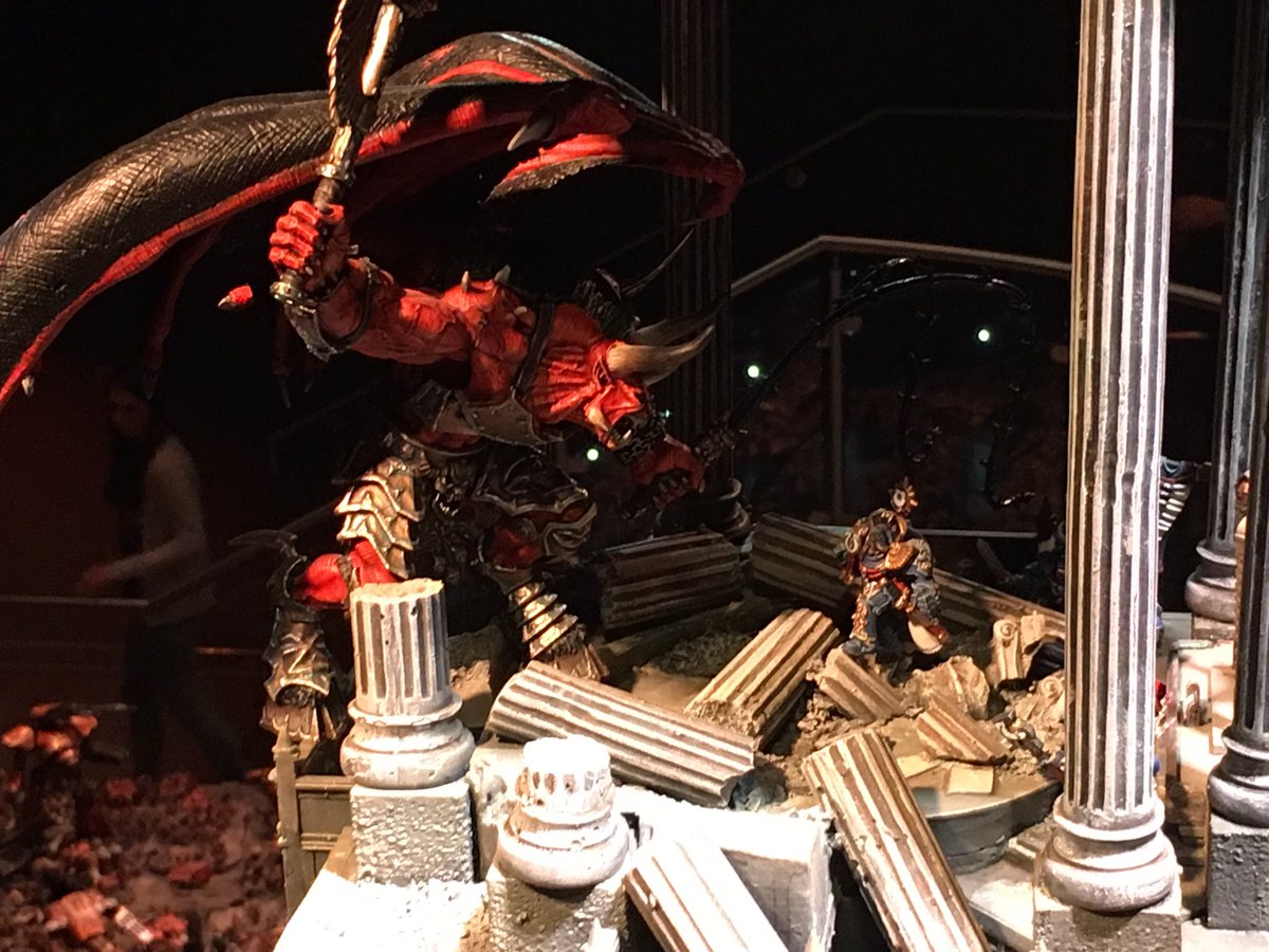 VM_Infergaron's tweet photo. Warhammer World was a great day with VM, cheers everyone! https://t.co/56YmPvJlI3