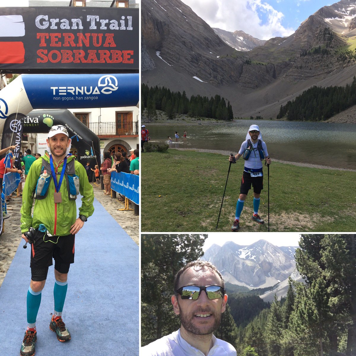 daniel_mesas's tweet photo. Sol, lluvia, granizo y paisajes impresionantes en @trailsobrarbe Hoy se ha disfrutado!! #kmsXAlimentos #Trail4Fun https://t.co/IaHVTNloVq