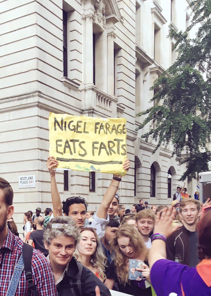 SebSmith8's tweet photo. When you nail the sign at #PrideLondon https://t.co/J4EfOOyaUH