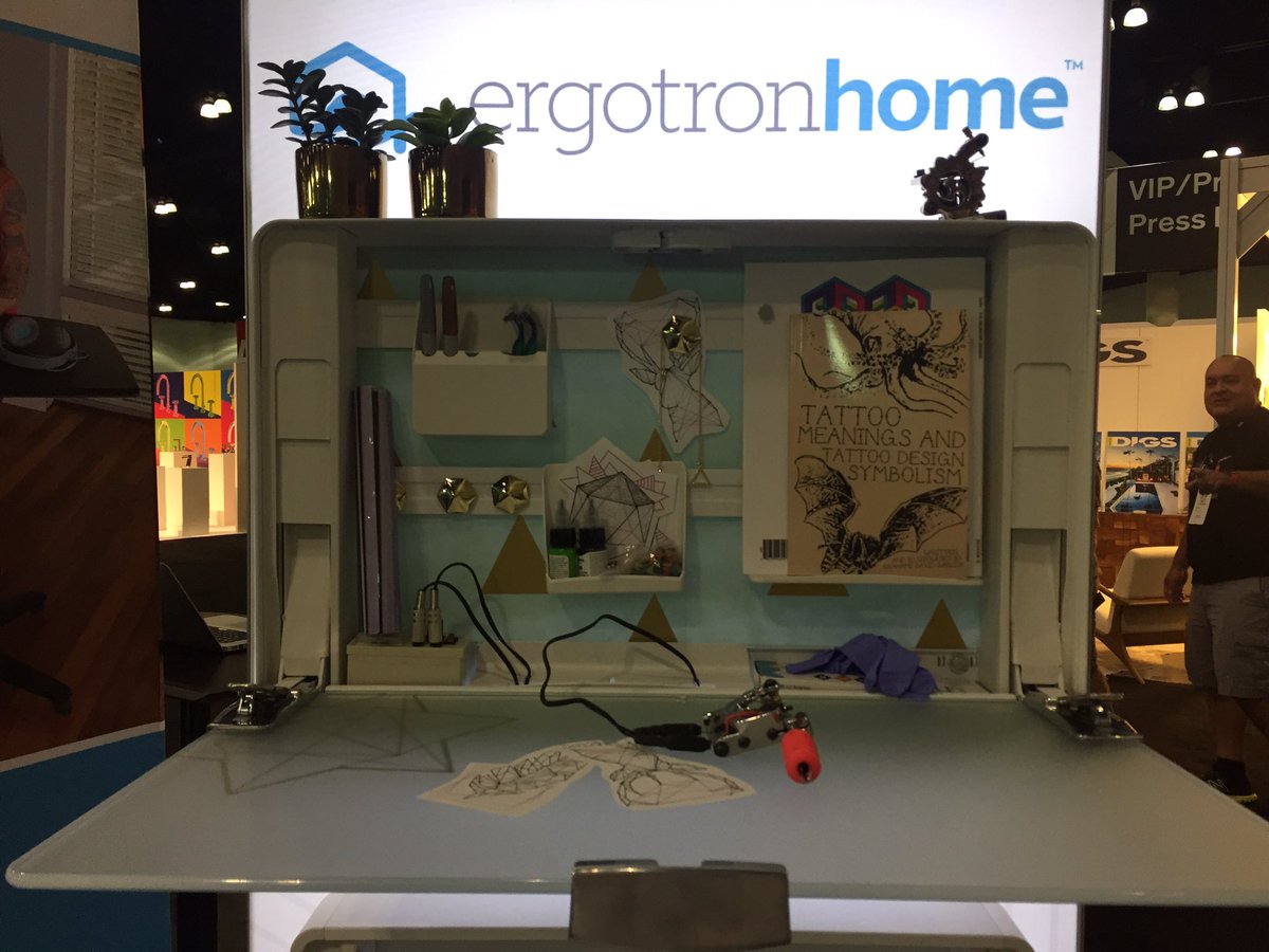 DS2Living's tweet photo. What an innovative #design concept by @ErgotronHome! 👏🏼👏🏼👏🏼 #DwellonDesign https://t.co/d5CKZhVH1B