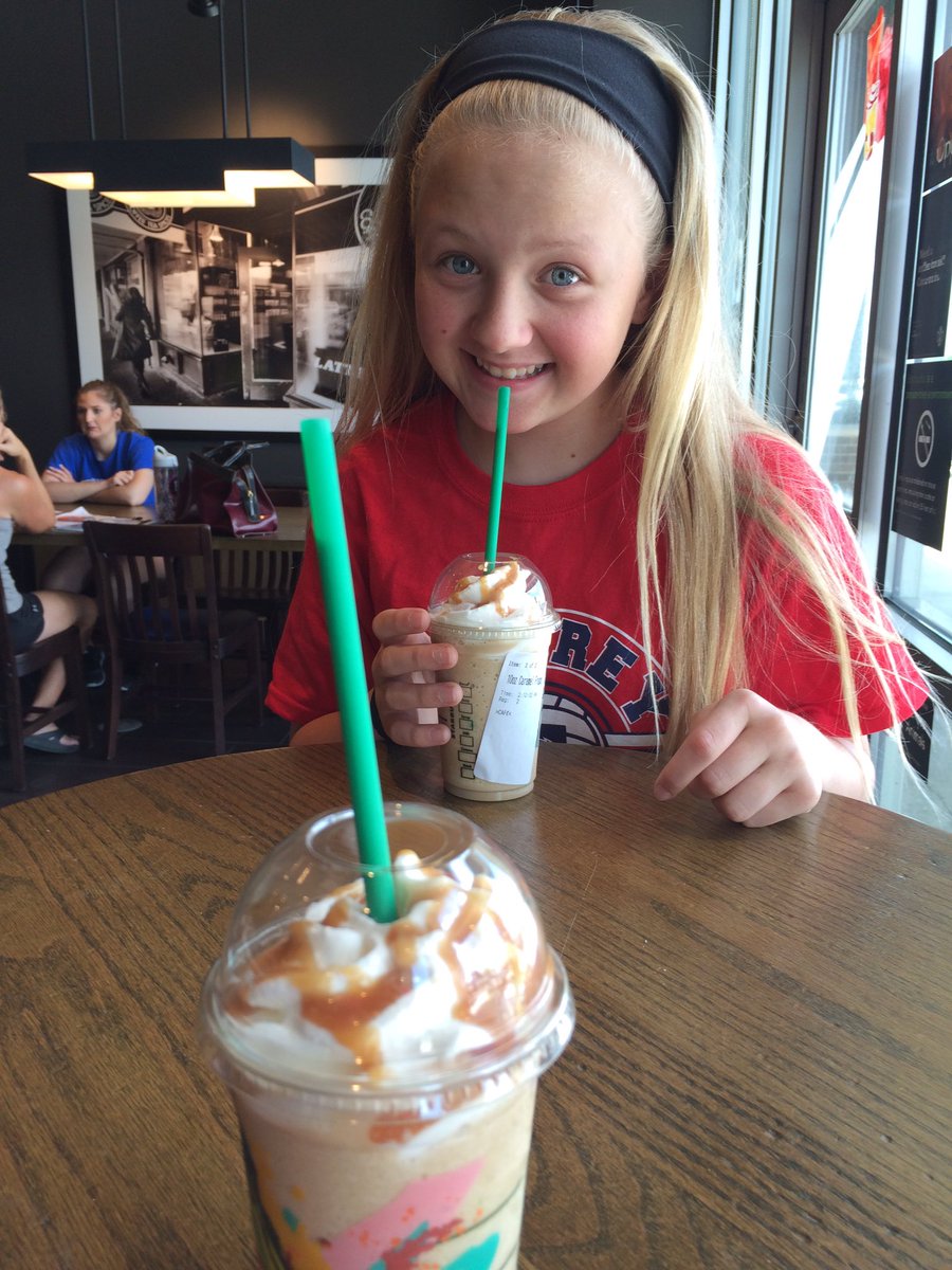 Coffe date! Mini frap with my mini me!