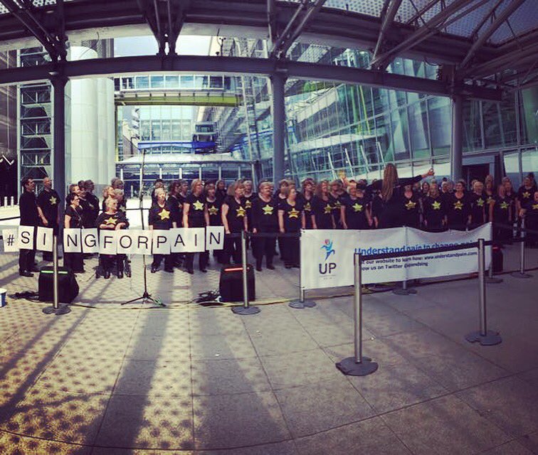 We had an such an amazing day today at #Heathrow #airport #terminal5 supporting #understandingpain #singforpain