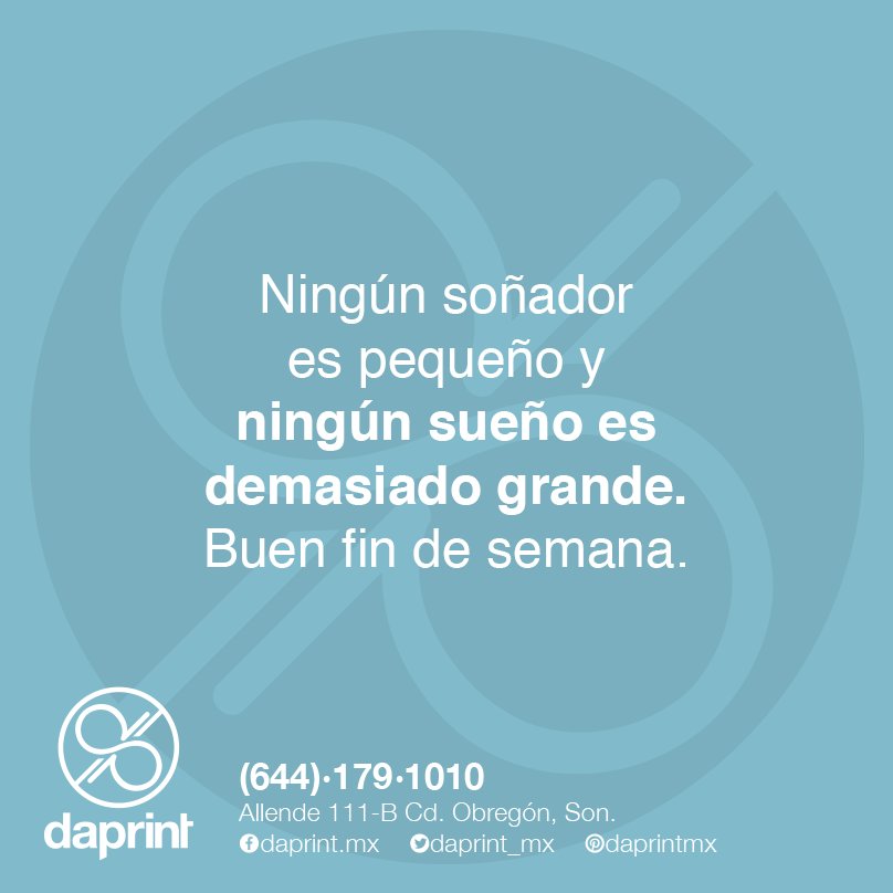 Daprint_mx's tweet photo. e deseamos un excelente fin de semana✌😊 https://t.co/He6Dl14kLz
