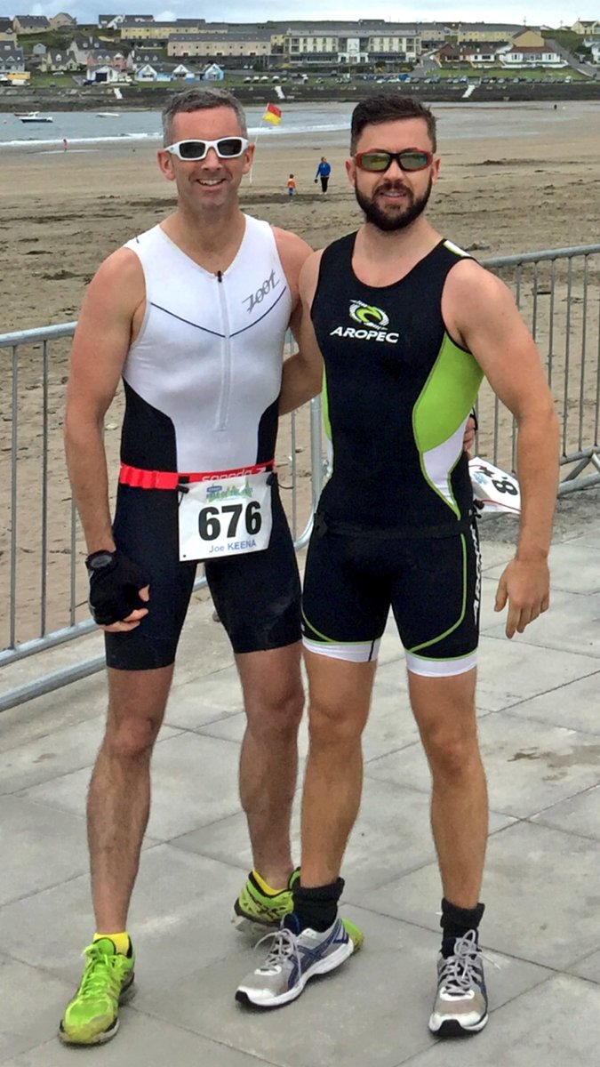 Champions of the sea today <a href="/LimerickTriClub/">LimerickTriClub</a> #HellOfTheWest Olympic distance #triathlon with pal Joe <a href="/TRI10_/">Fit</a> 🏊🏻🚴🏻🏃🏻