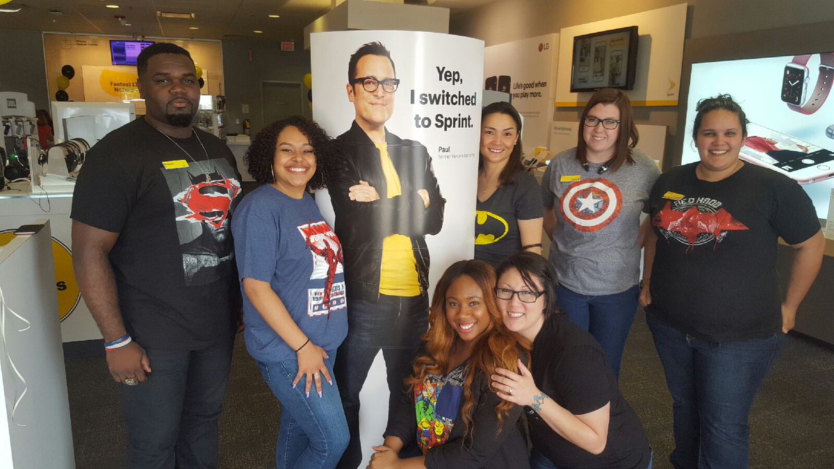 Come join us for Customer Appreciation Day!!
#snacks #fun #sprint4sa #BTRO 
@SprintCentralTX <a href="/fattony20/">Anthony Alexander</a> #superheroes