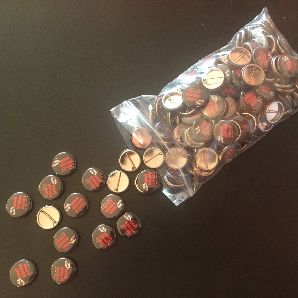 rocky_touchme's tweet photo. Like &amp; Retweet to be one of the first to get your hands on our #RockyHorror badges! https://t.co/tXHW7RutGR 👄 https://t.co/mSZjalj6P1