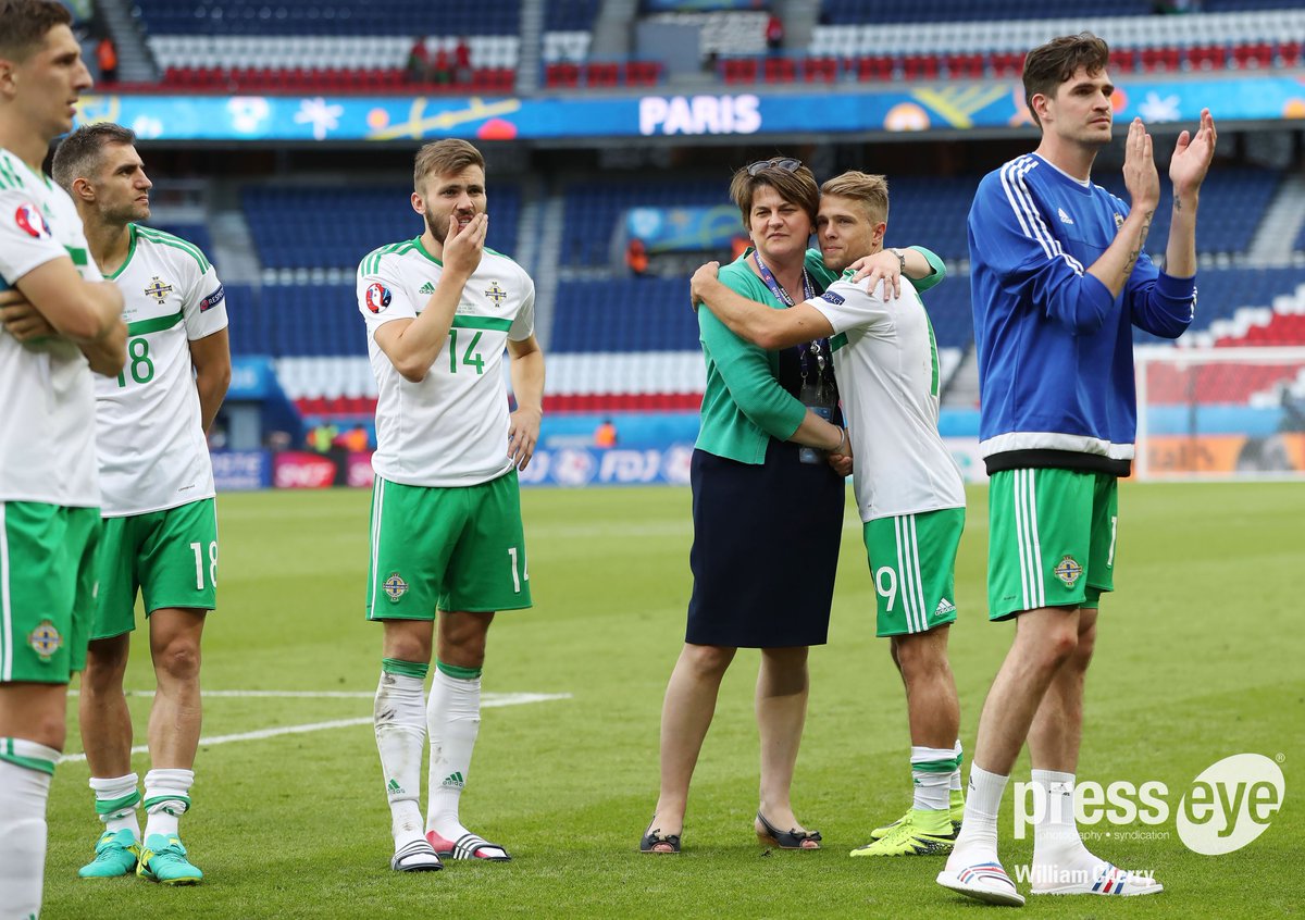 presseyephoto's tweet photo. An unforgettable experience!  Well done @NorthernIreland. #GAWA @UEFAEURO2016. Pics by William Cherry. https://t.co/KsqIfhsdvX