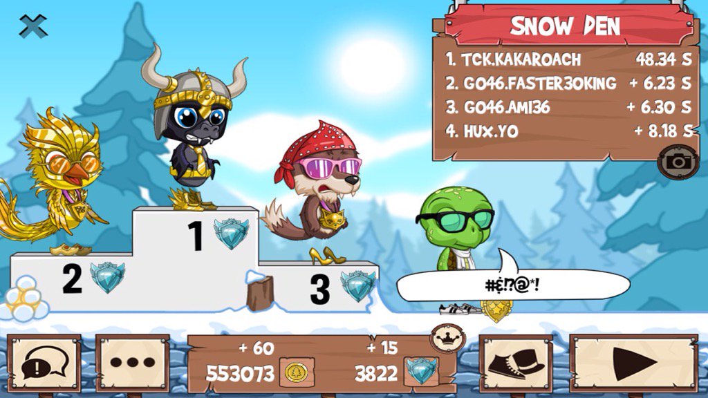 Kakaroach's tweet photo. Want to catch an L? #funrun2 #Faster30king #ami36 #YO https://t.co/Yicg37nCZG