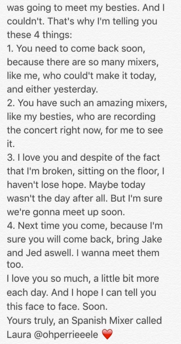 kitkatslau's tweet photo. My experience (not) meeting @LittleMix😪. Hope you can read it. And I'm sure I'll see you soon. I love you so much ❤️ https://t.co/VFCFtbrvYd