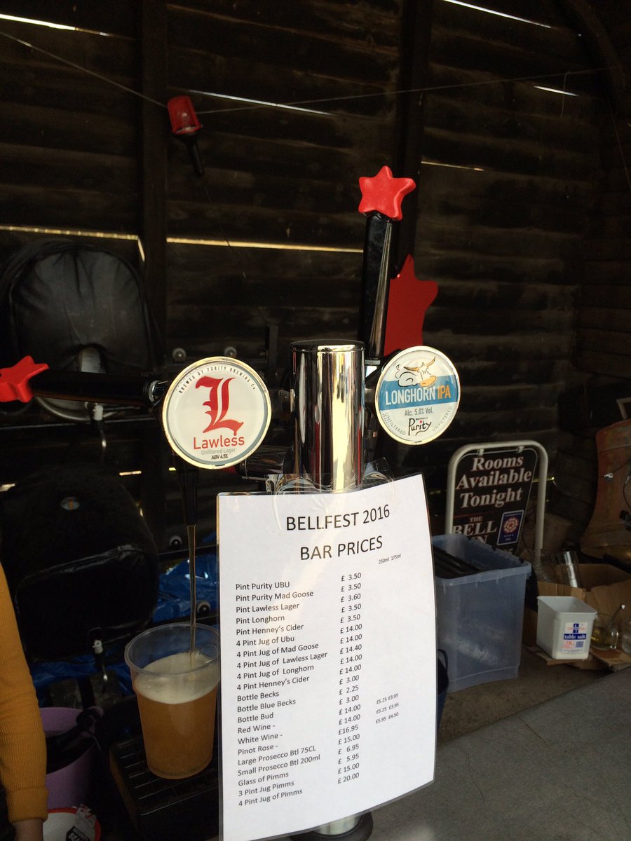 Hoodster42's tweet photo. After Fri's denial, anger, depression &amp; bargaining. Sat, back to being British. #Bellfest #Willersey @Purityale https://t.co/D3poRBGiUW
