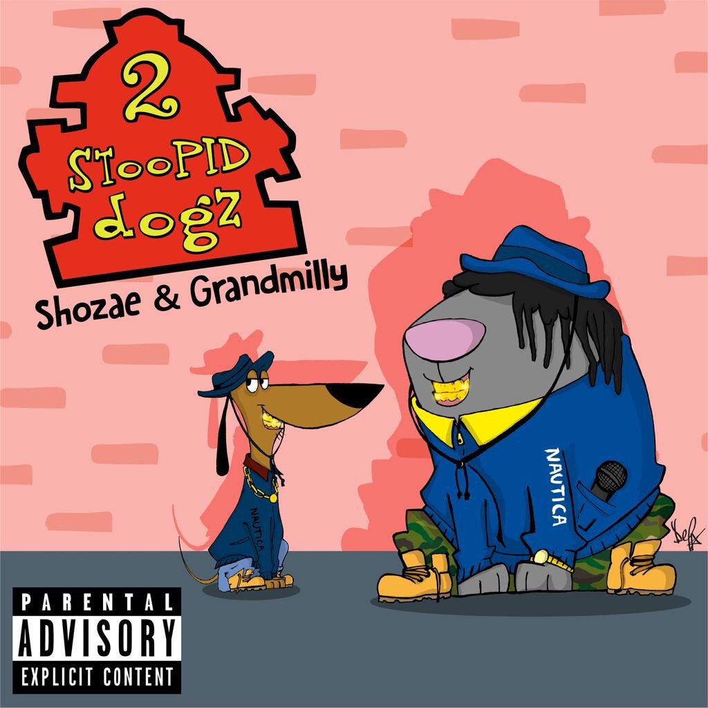 SHODAFLOMAN's tweet photo. #2StoopidDogz By @GRANDMILLY (Prod. By SHOZAE) #2SDz [June 30th!] 
(ArtWork by @davidTFC ) 🔥🔥🔥 https://t.co/1ySKrDsesL