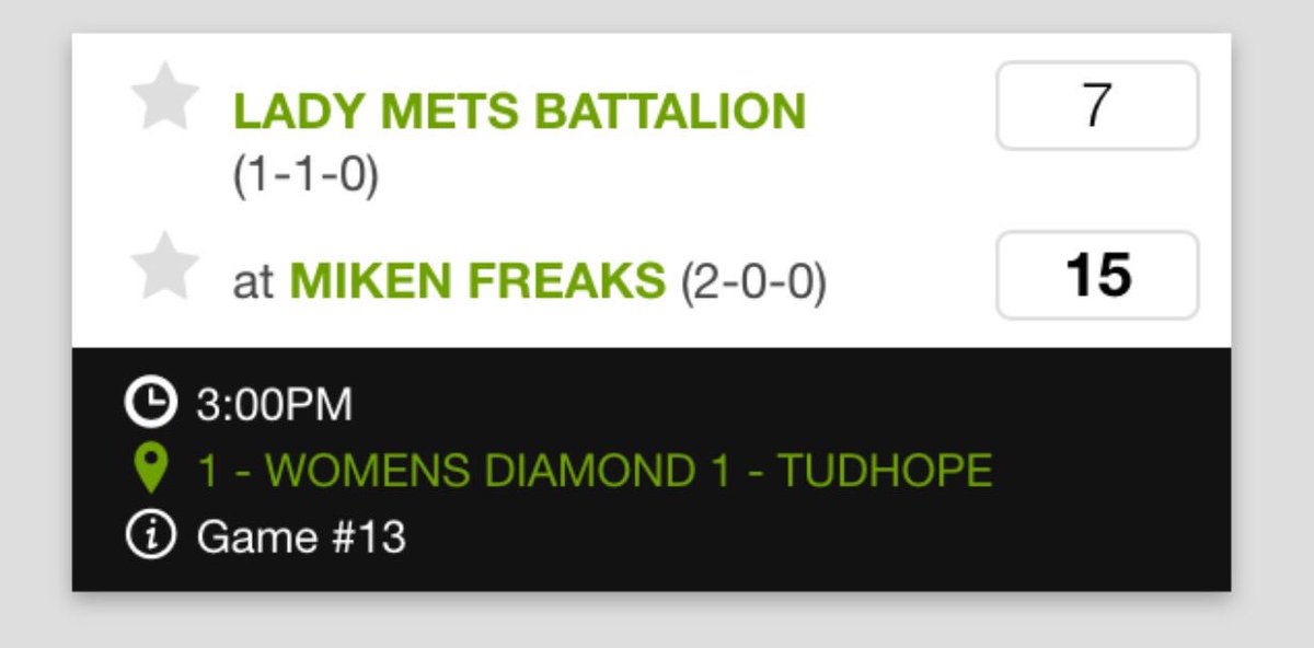 nshootout's tweet photo. Ladies division. Freaks beat Mets to head to the undefeated game tonight at 8pm @spnslopitch https://t.co/tJ84bv6cDp